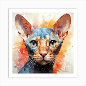 Sphynx Cat 7 Art Print