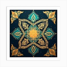 Islamic Design Art Print