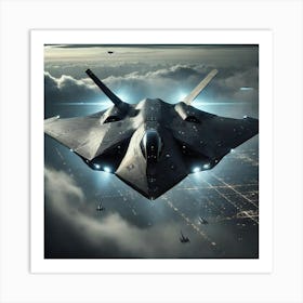 Eclipse Fighter Converted Art Print