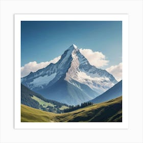 Swiss Alps Art Print