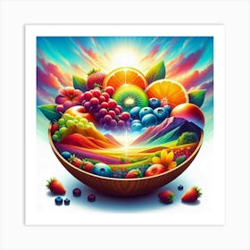 Fruit Bowl Art Print