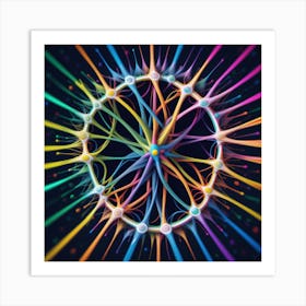 Neuron Art 1 Art Print