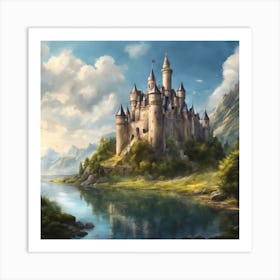 Fairytale Castle 20 Art Print