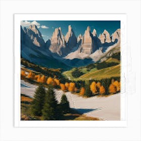 Dolomites Art Print