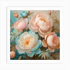 Peonies 3 Art Print