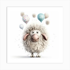 Shaun The Sheep Art Print