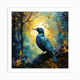 Bird In The Forest Art Print