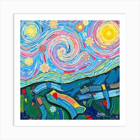 Starry Night 32 Art Print