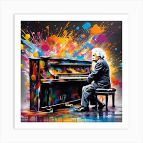 Albert Einstein 6 Art Print