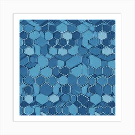 Mosaic Tile Pattern Art Print