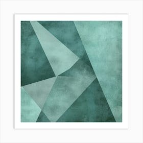 Abstract Geometric Painting Art Print