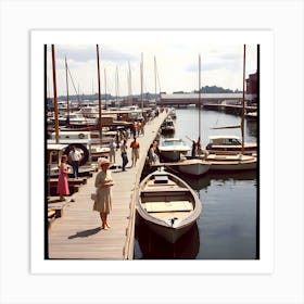 The Old Marina~Reimagined by Hall-O-Gram Creations, hallogram, hallogramcreations 8 Art Print