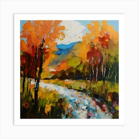 Autumn Creek Art Print