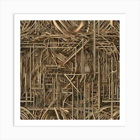 Twigs 1 Art Print