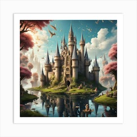 Fairytale Castle 2 Art Print