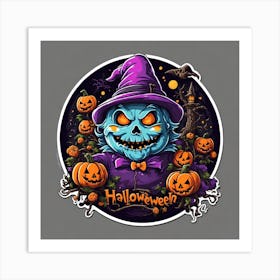 Halloween Witch 5 Art Print