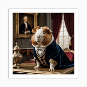 Lord Parish The Noble Of Nibbleshire: The Royal Animal Series Art Print