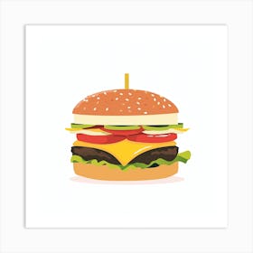 Hamburger 1 Art Print