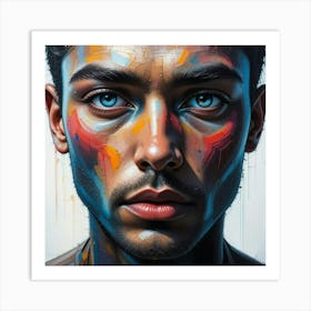 Portrait Of A Young Man Art Print