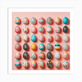 Pink Eggs Art Print