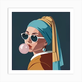 Girl With Pearl Earring Art Print