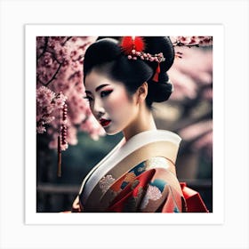 Geisha 165 Art Print