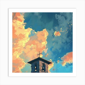 Church Tower Art Print