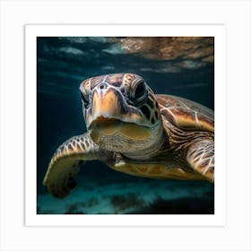 Green Sea Turtle Art Print