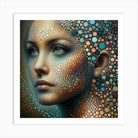 A portrait of woman 9 Art Print