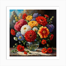 Flowers In A Vase Art Print