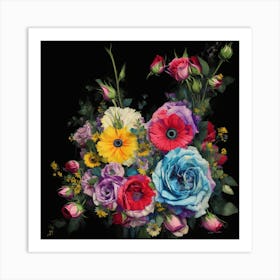 Bouquet Of Flowers 1 Art Print