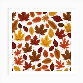 Autumn Leaves 19 Art Print