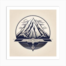 Mountain Range Art Print