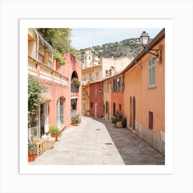 French Streets Square Art Print
