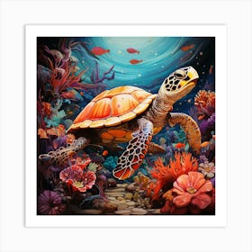 Sea Turtle 5 Art Print