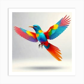 Colorful Bird Art Print