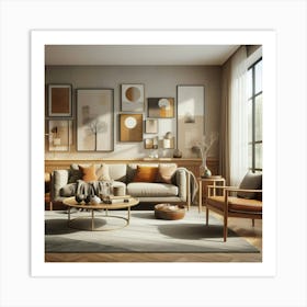 Modern Living Room 16 Art Print