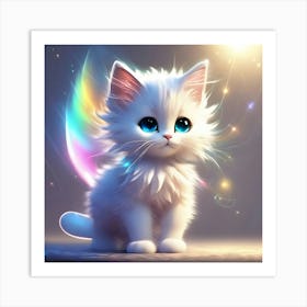 Cute Kitten Art Print