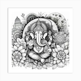 Ganesha 11 Art Print