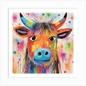 Zodiac Signs - Cow Art Print