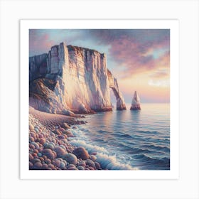 White Cliffs 3 Art Print