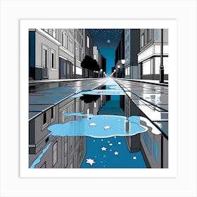 Gutter &stars 6 vector art Art Print