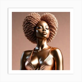 Rose Golden Is her Name Art Print