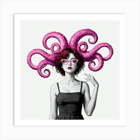 Octopus Head Art Print