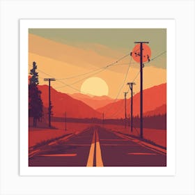 Crossroads Art Print