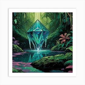 Diamond In The Jungle Art Print