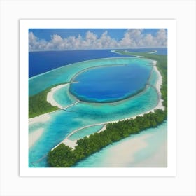 Island In The Middle Of The Ocean Art Print