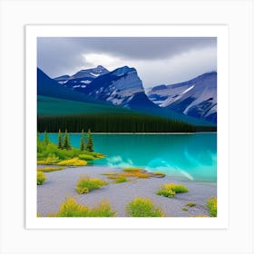 Lake Banff 1 Art Print