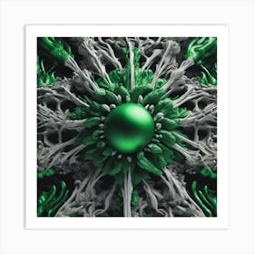 Emerald Green 1 Art Print