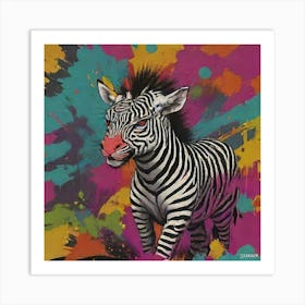 Zebra Art Print